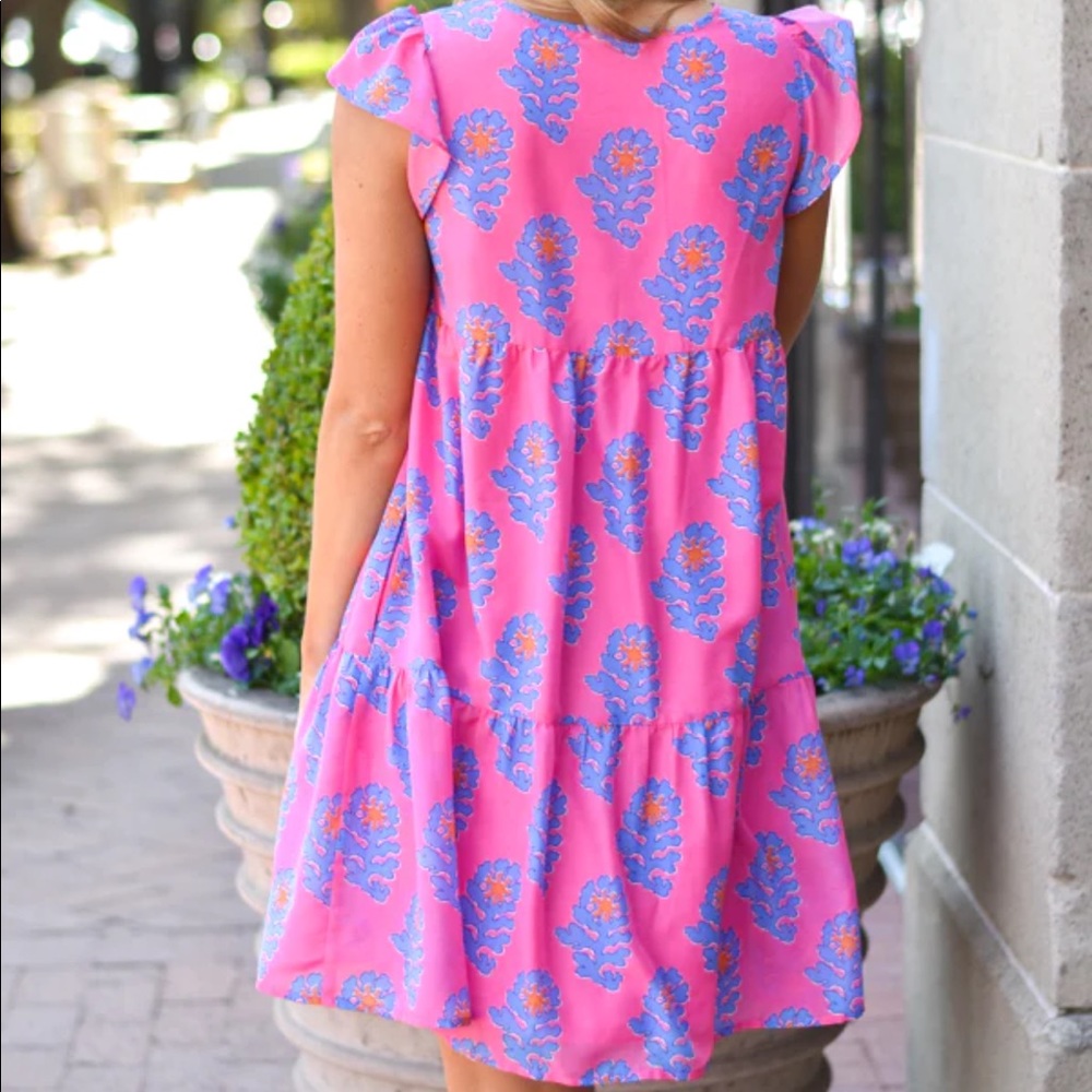 J. Marie “Piper” flutter sleeve dress - M! - Picture 5 of 8